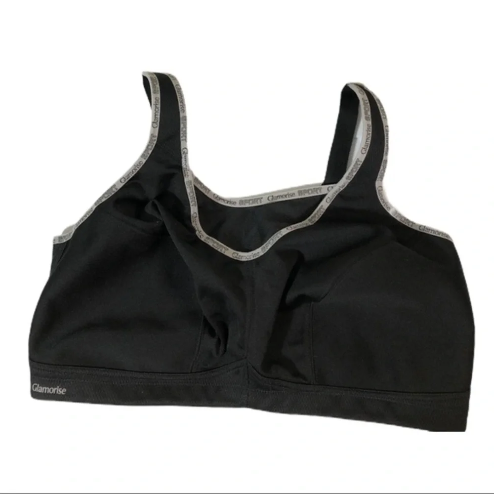 GLAMORISE No Bounce Cami Sports Bra Size 4…